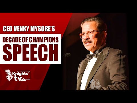 CEO Venky Mysore's Address At the Decade of Champions Gala | Knights TV | CPL 2024