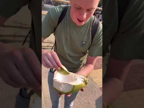 Fresh Coconut in Bangladesh #bangladesh #streetfood #travel