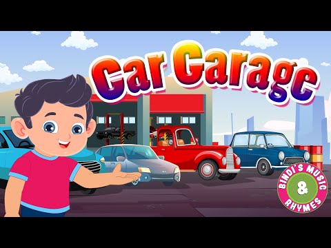 Car Garage Rhyme for kids | Educational Songs for children | Bindi's Music & Rhymes