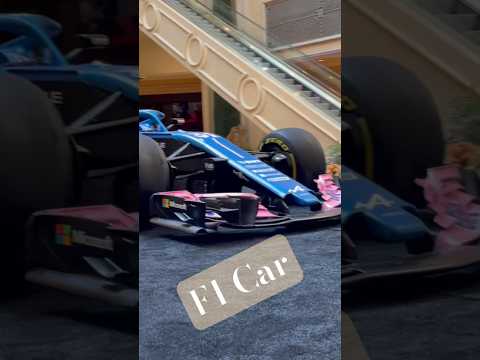 #f1 at the #venetianlasvegas  #lasvegas #car #racing #alpine #microsoft #tour #travel #tourism #fyp