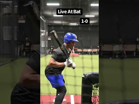 Live At Bat Vs Pro Pitcher #baseball #mlb #homerun