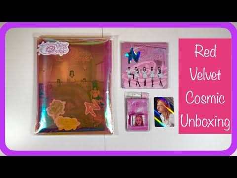 Unboxing: Red Velvet Cosmic [Hotel Photobook, Hotel Poster, & SMini]