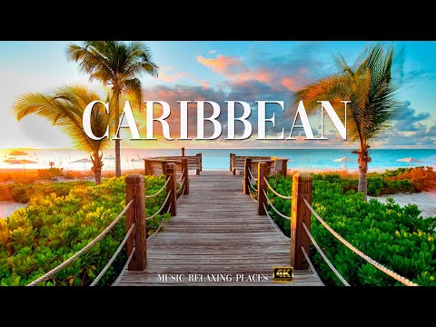 Caribbean 4K - Beautiful Relaxing Music, Study Music - 4K Video UltraHD