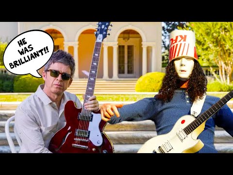 When Noel Gallagher from Oasis met Buckethead 💦🎸