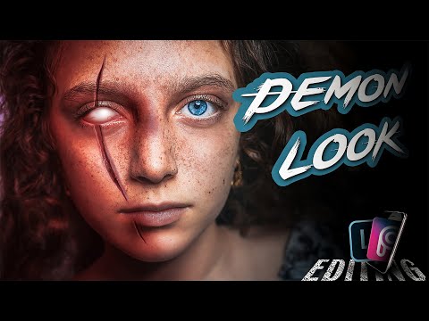 DEMON LOOK | mobile photo EDITING | picsart | lightroom