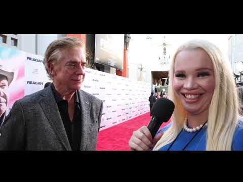 @futurepreviewsllc2791 Alyssa Leonard  Host Red Carpet Interviews World Premiere REAGAN Movie