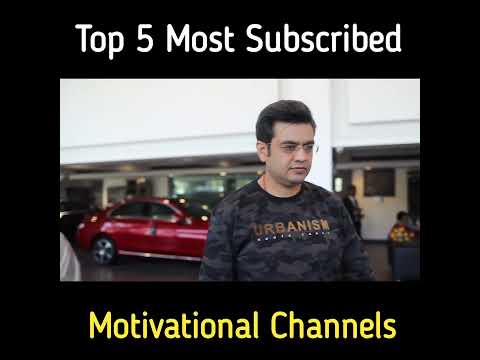 Top 5 most subscribe motivational youtube channel #indianyoutuber # sadhguru #sonusharmamotivation