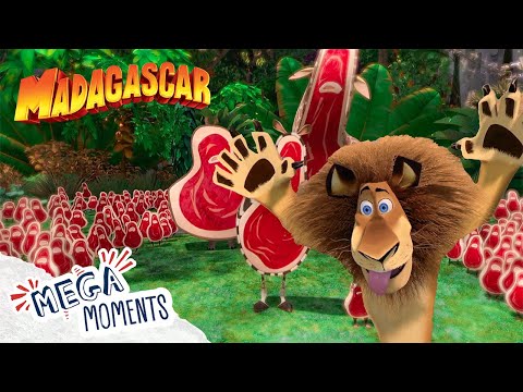 Alex Thinks Everyone is a Steak! 🥩🥩 | Madagascar | Movie Moments