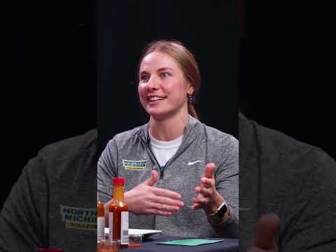 NMU's Sarah Kuehn Feels the Heat While Eating Spicy Cheese Curds | Third Degree