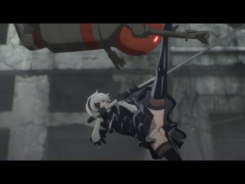 2B and 9S VS Adam Final Form Full Fight | Nier: Automata Anime