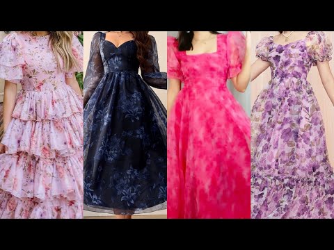 Floral Organza Frock Designs|Organza Dress Designs For girls|Organza frock Designs