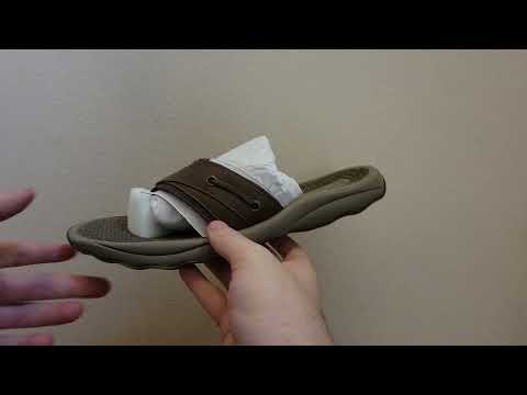 Sperry Mens Outer Banks Thong Sandals, Brown