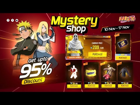 November New Mystery Shop Discount Event | Free Fire New Event Bangladesh Server |FF New Event Today