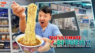 24 Hours Eating ONLY at the ULTIMATE "7-Eleven X" in Taipei Taiwan | MICHELIN STAR 7-Eleven Food