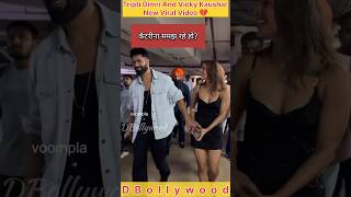 Tripti Dimri And Vicky Kaushal New Viral Video💓||DBollywood#triptidimri#vickykaushal#shorts