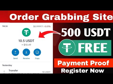 New Usdt Earning Website || Usdt Shopping Mall Best Usdt Earning Website Usdt Oder Graping Website