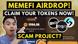 MEMEFI AIRDROP I HOW TO CLAIM YOUR TOKENS ON MEMEFI AIRDROP? TOKEN LISTING IS COMING! SCAM?