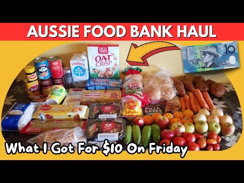 Food Bank Haul! Friday's $10 Food Pantry Blessings - Frugal Living In Australia November 2023