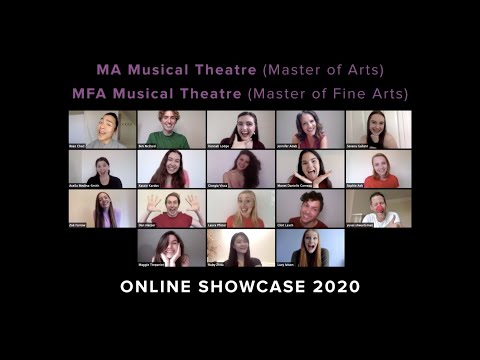 GSA MA/MFA Musical Theatre Virtual Showcase Graduates 2020