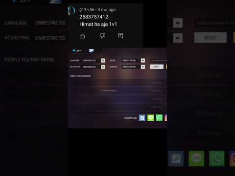 My subscriber ID search 😈 #freefire #shortsfeed #goviral #gaming @Kunal_live_k9z  #search#videodiary