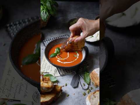 Roasted Pepper and Tomato Soup😋  #food