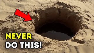 Digging Holes at the Beach Can Get You in Serious Trouble