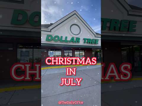 It's Christmas in July - DIY style! #christmas #dollartree #shorts