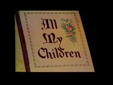 1/16/1985 All My Children Open Bumpers and Credits Daytime Drama