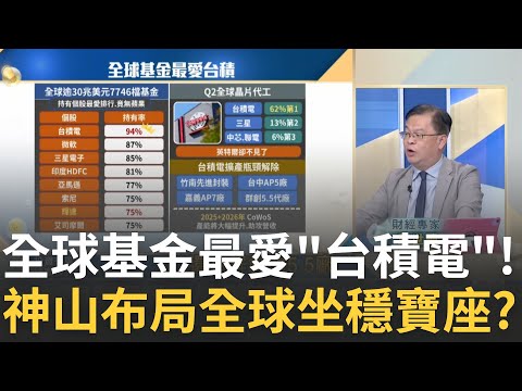 全球基金最愛8個股! "台積"94%排第一好威 蘋果沒入榜? 台積設1.2廠還不夠?熊本知事將訪台 爭3廠打造日本竹科?｜王志郁 主持｜20240823｜Catch大錢潮 feat.黃世聰