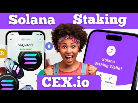 Earn rewards Staking Solana | How to Claim free Solana on Cex.io | Solana mining