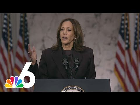 VP Kamala Harris delivers concession speech after Trump wins 2024 election