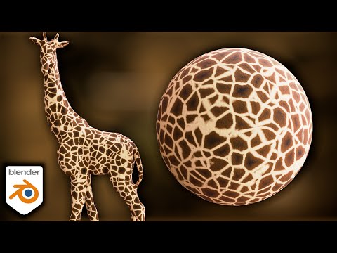 Procedural Giraffe Fur Pattern Material 🦒 (Blender Tutorial)