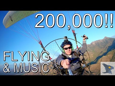 Flying Paramotor + Original Song! 200k Subs!