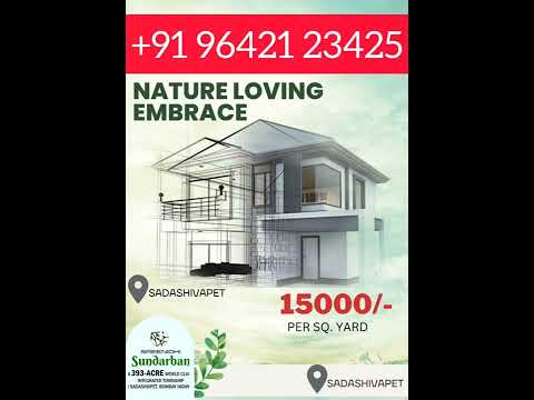 Residential Villa Plots Mumbai Highway, Hyderabad Sadasivpet,Near NIMZ Contact: 96421 23425