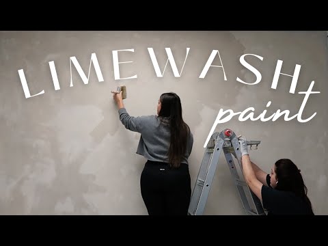 HOW TO LIMEWASH PAINT | EASY LIMEWASH PAINT DIY