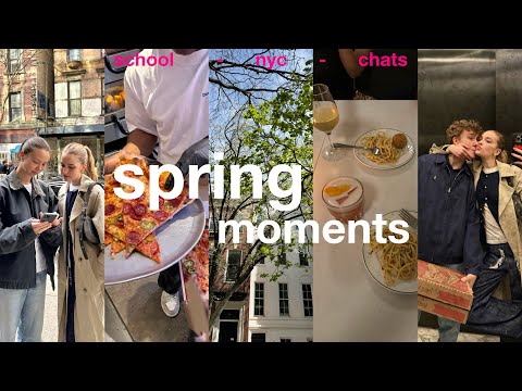 new restos, nyc trip & school chats