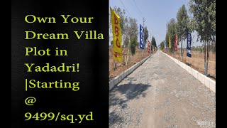 Own Your Dream Villa Plot in Yadadri! Contact : 8179712384