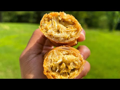 Crab Cake Egg Rolls