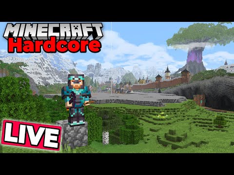 Removing a MOUNTAIN in Hardcore Minecraft 1.21 Survival Let's Play