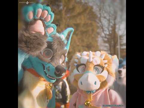 This one was cute to make! Gift for Stranck and Sushi! #furry #fursuit #fursuiting