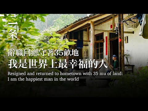 【EngSub】He resigned and returned to Guangxi to live on 35 mu of land 他辭職回廣西，守著35畝地過日子：低頭種地，抬頭唱歌