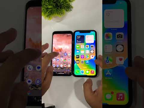 Google pixel 4 vs Iphone xr /speed test /competition/#shorts