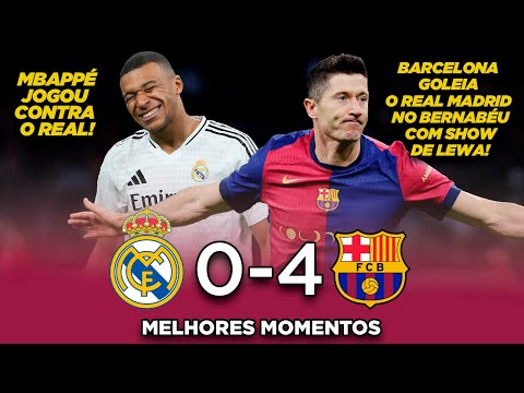 Com GOLAÇO de RAPHINHA, Barça GOLEIA o Real - Real Madrid 0x4 Barcelona - Melhores Momentos