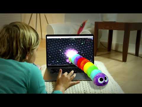 Slither.io Large Plush from Bonkers Toys