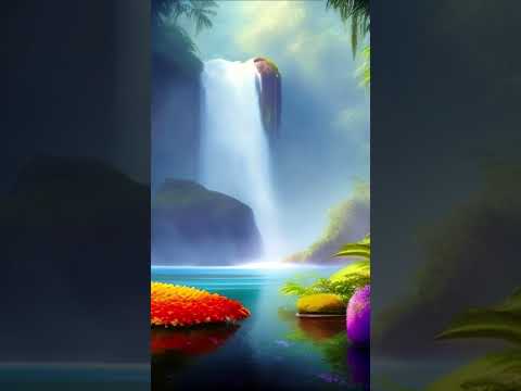 Relaxing Music for Deep Relaxation with Forest Waterfall Sound, Sleep Improvement Mental Clarity.