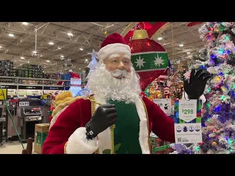 SVI Animated Santa In-Store Demo at Lowe's