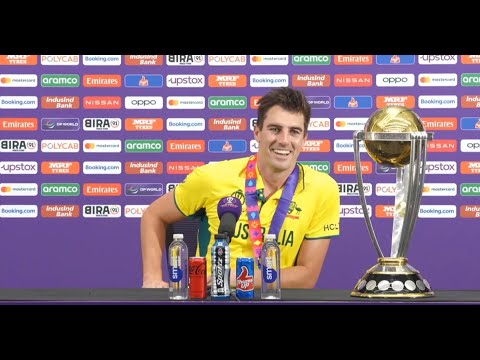 Pat Cummins press conference after winning the World Cup 2023 || India vs Australia Final 2023