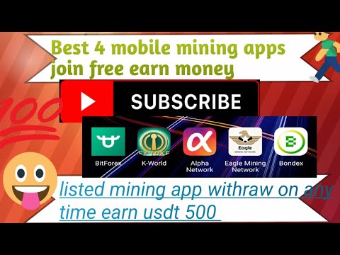 Best 4 mobile mining apps 2023& listed mining app join free without investment