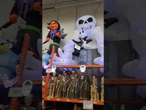 Home Depot Halloween 2024 Inflatable blow ups #jackskellington