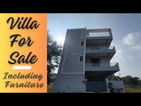 Super Beautiful Villa for Sale in Hyderabad. Gated Community! 5⭐ Pollution free!